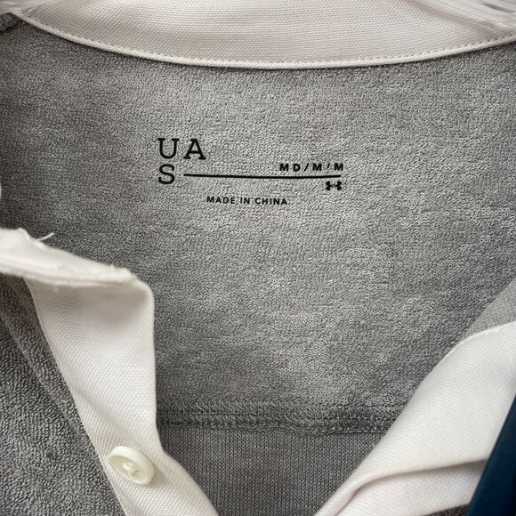 New Men's Under Armour Gray Shirt Size Medium - Picture 2 of 5